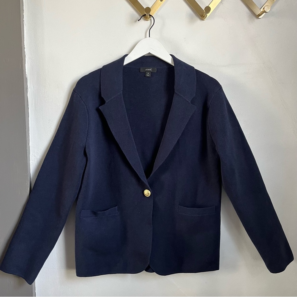 J Crew Camille Shrunken Sweater-Blazer